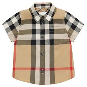 Kids Burberry shirt, 18 months WORN ONCE